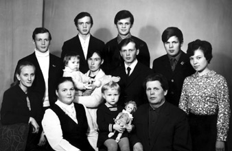 Семья Жернаковых. 5 мая 1972 г.